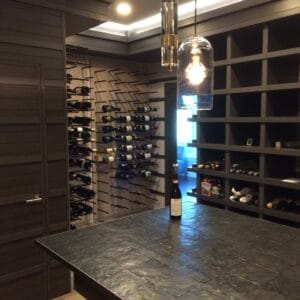 Innovative wine cellar with cooling system in the New York area